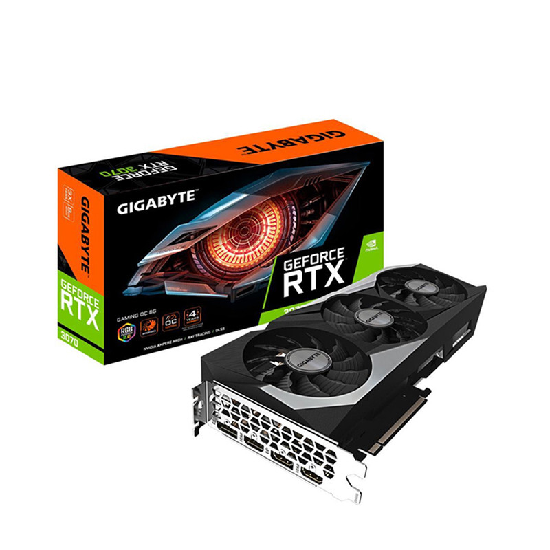 RTX3070 8G GDDR6 Ethereum Graphics Card Gigabyte Geforce RTX3070 Gaming OC 8G