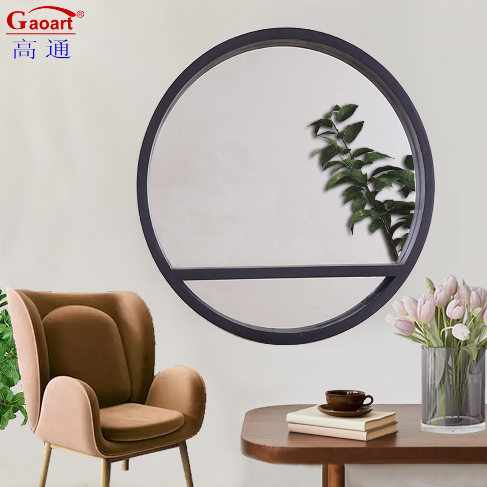 Wood Frame Full Length Antique Bathroom Wall Home Decor Big Stand Mirror for Occasion