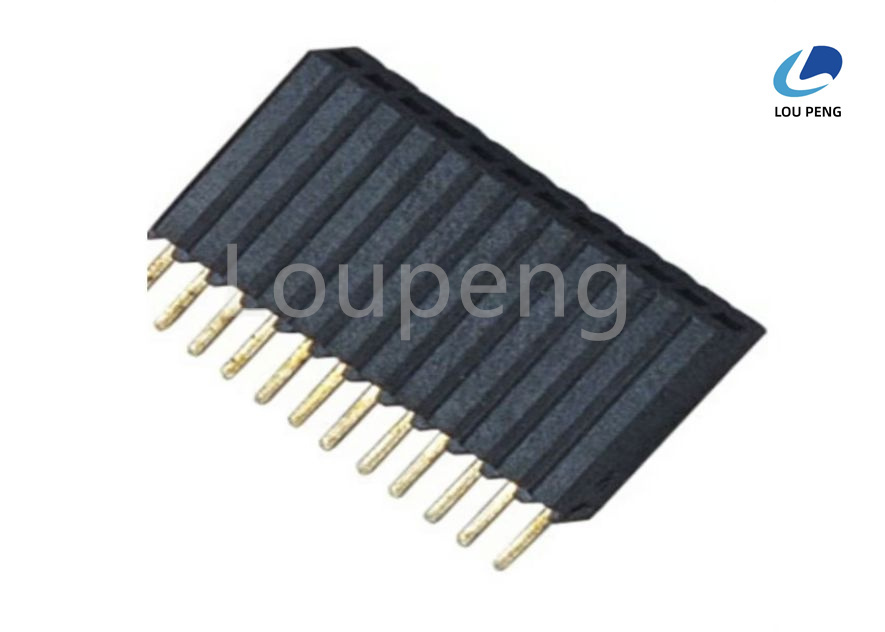 2.0mm Pitch Female Header Connector Featuring 2 to 40 Pins Copper Alloys Contact Ideal for Industrial Electronic Devices