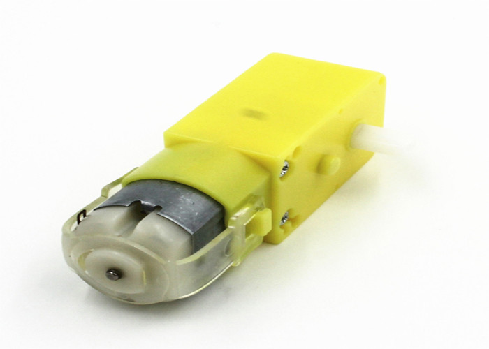 Yellow DC Gear Motor 3V - 6V For Intelligent Car TT Robot Bi - Directions Rotation