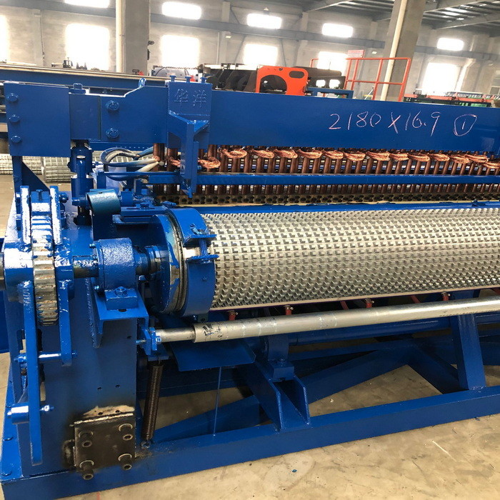 Huayang 90rows/Min Fence Mesh Machine , 5kw Iron Net Making Machine