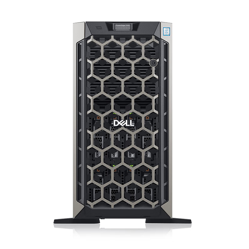 10 core Dell T440 8 bay tray case PowerEdge server 4210R H730P DVDRW 495W Tower Computer