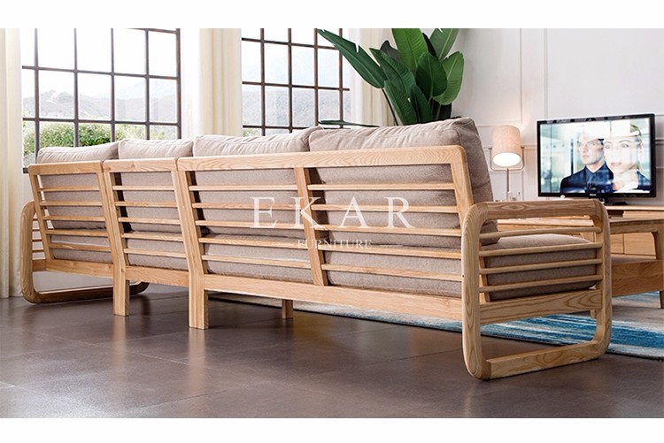 New Model 6 Seater Wood Sofa Set