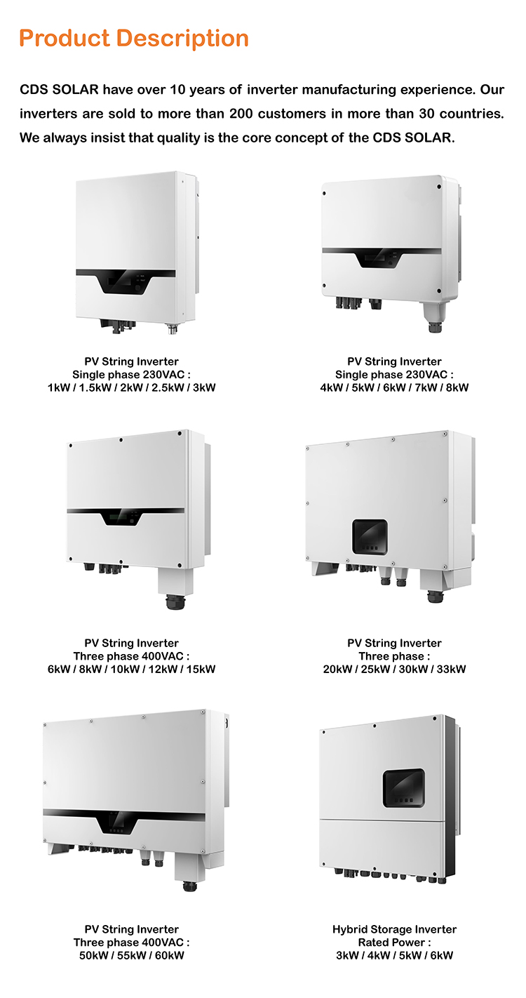 15Kva 380V solar grid-connected inverter cost-effective simple installation kit price solar panel