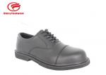 Office Tactical Oxford Mens Police Leather Shoes Fashion Black Abrasion