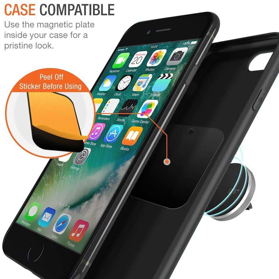Portable Lightweight Magnetic Vent Mount 4pcs N38 Car Dash Phone Holder