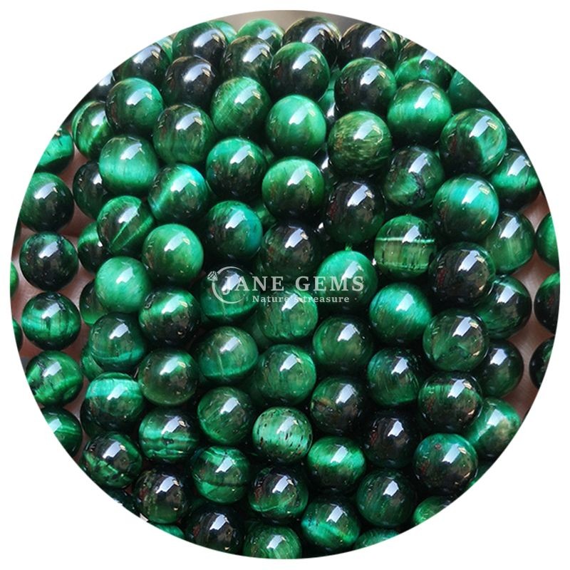 Gender-Neutral Crystal Bead Stone 8mm Tiger Eye Round Beads for Jewelry Making