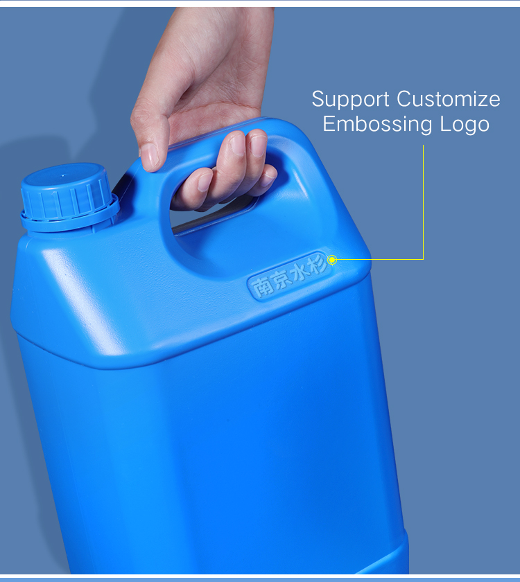 1L HDPE Plastic Barrel Jerry Can for Dish Detergent Oil Storage Chemical Resistant