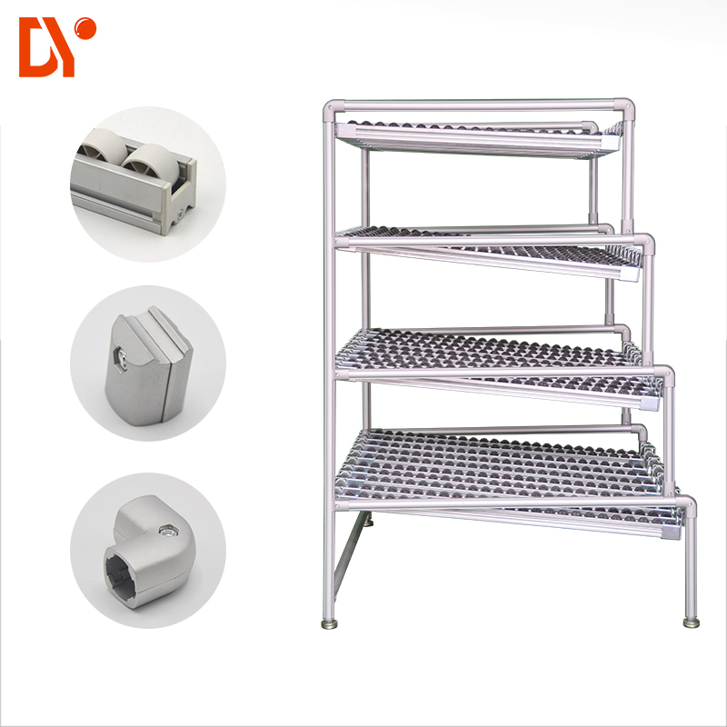 Flow Rail System Heavy Duty Roller Track ABS PC Placon Roller