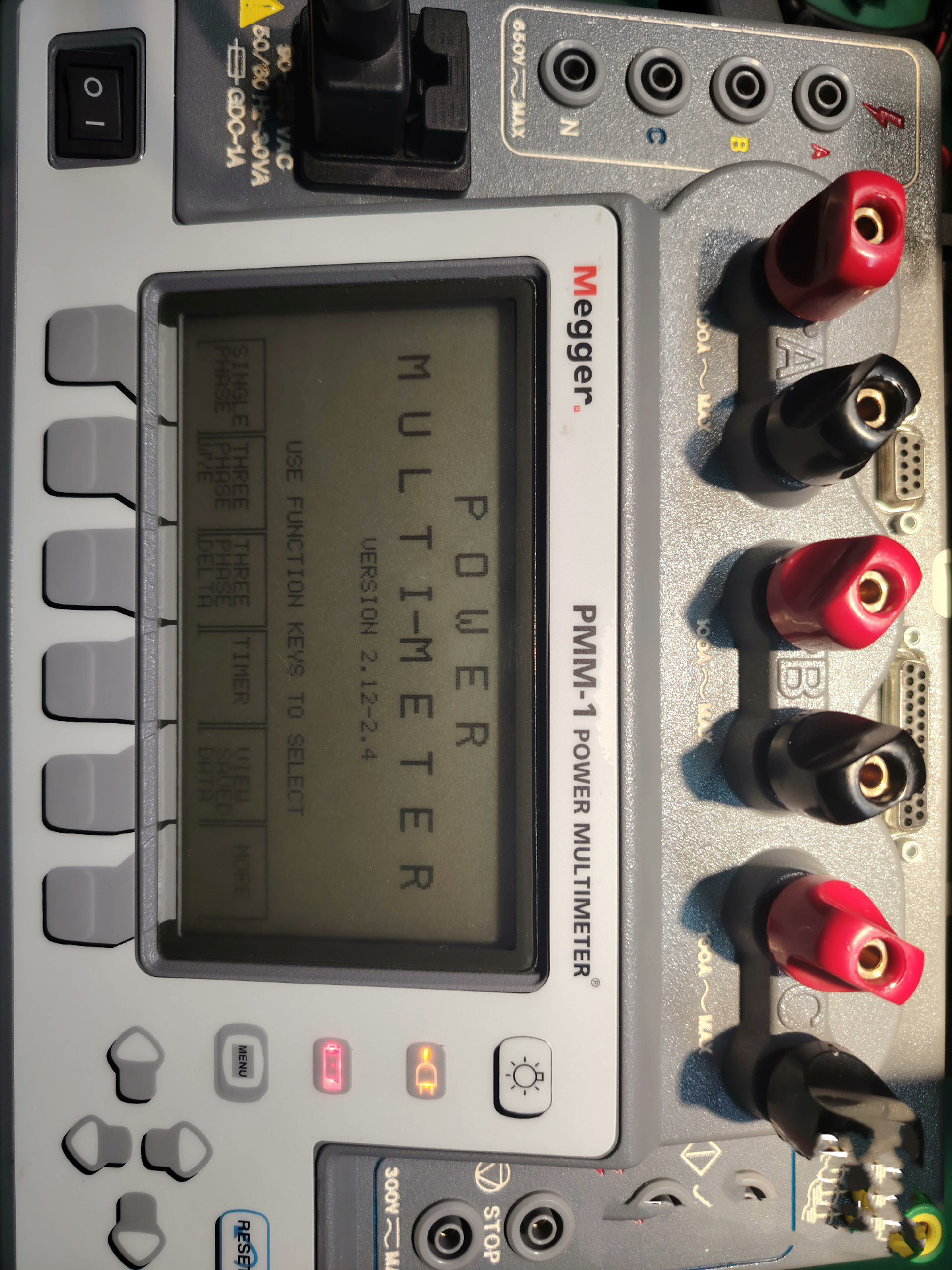 Portable MEGGER PMM-1 Power Multifunction Measuring Instrument -50 dBm to 30 dBm Pre-Owned