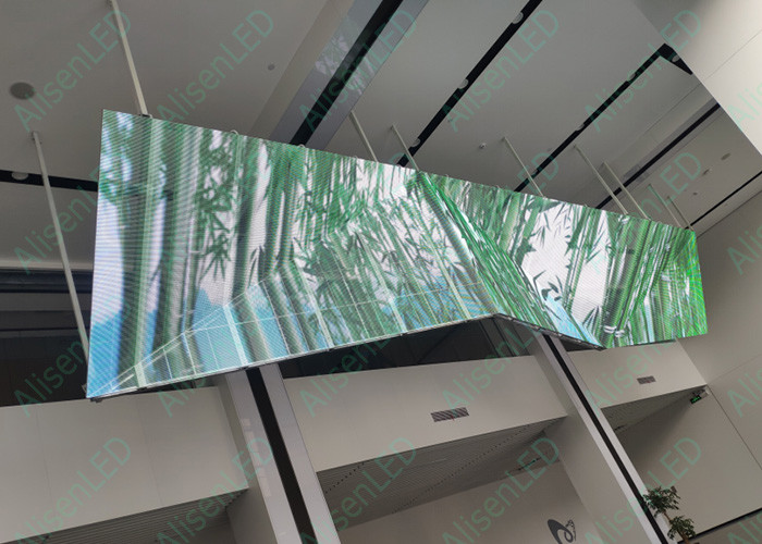 Dustproof HD Transparent LED Display High Brightness SMD1921 IP43