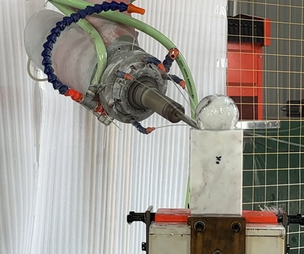 Automatic Stone Sculpture Carving Machine 7 Axis Robot Stone Milling Machine