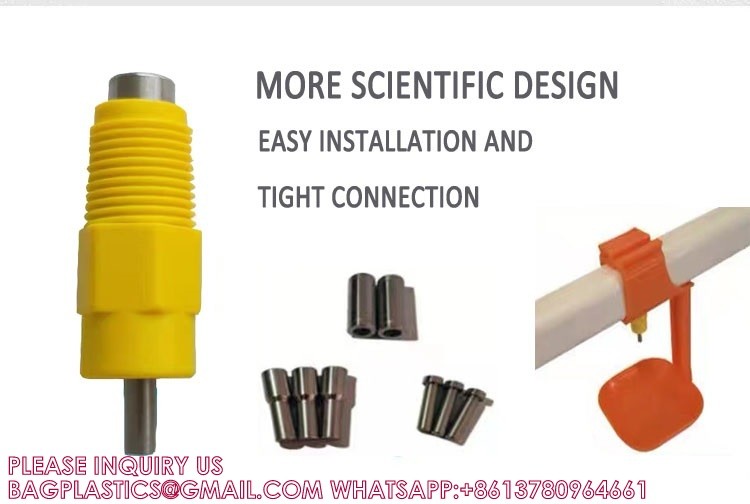 Sustainable Automatic Stainless Steel Poultry Nipple Drinker For Pigs Farm