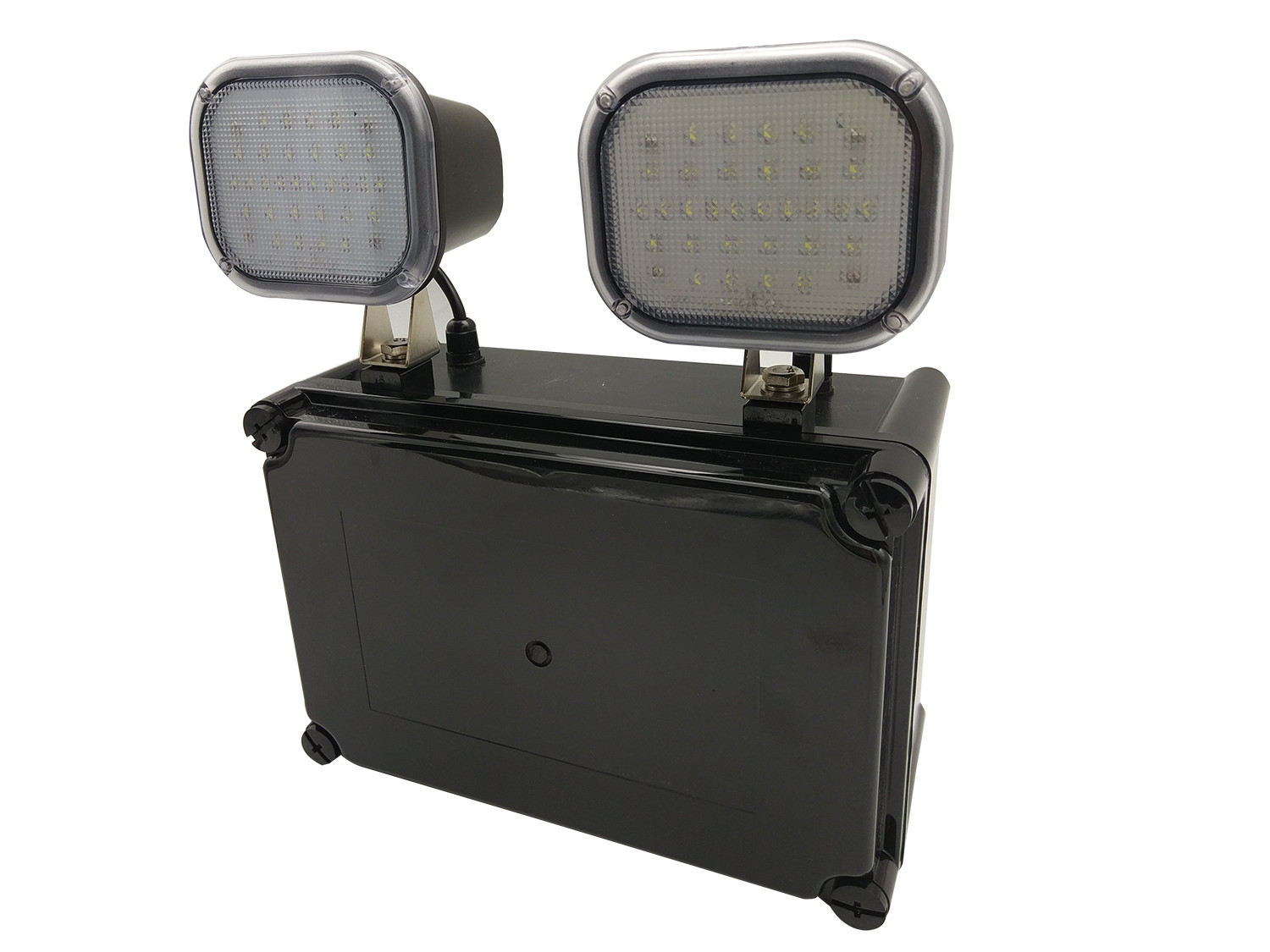 IP65 Waterproof NiCd Twin Spot Emergency Lights PC Casing Automatic