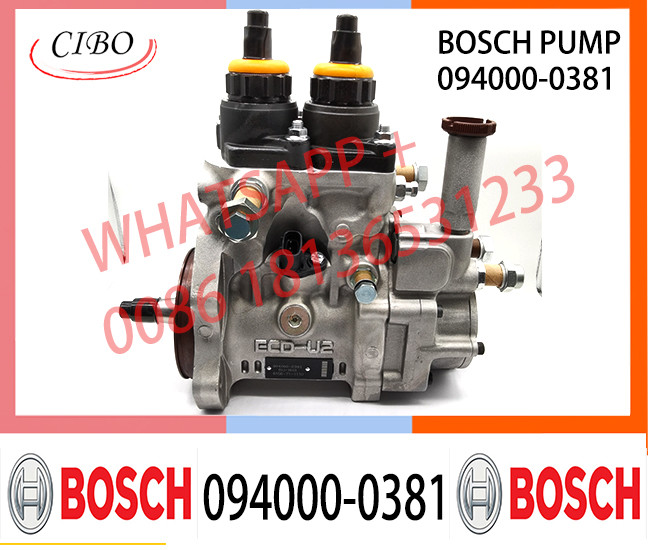 Common Rail Fuel Pump 094000-0381 For KOMATSU SAA6D125E-3 PC450-7 6156-71-1110