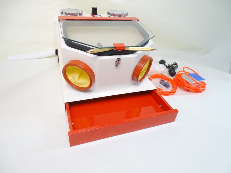 Two Pen Dental Polishing Sanblaster Oral Cleaning Dental Sandblaster With Cabinet