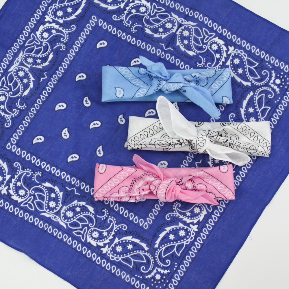 Soft Square Bandana Scarf 55x55cm for Promotional Gift