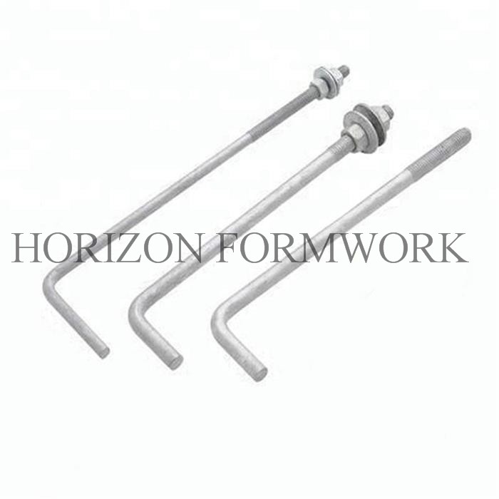 OEM Galvanized Anchor Bolts With Nut And Washer For Foundation Embedment