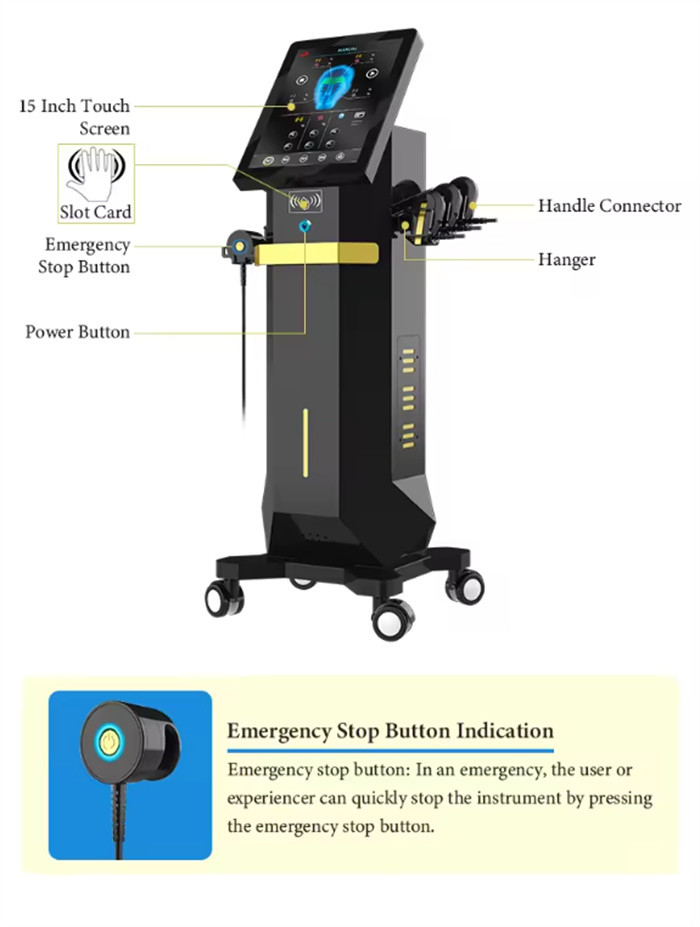 EMRF 3 In 1 Massager RET FACE Facial Lifting Firming Sculpting Electo Magenetic Body Slimmingting Machine
