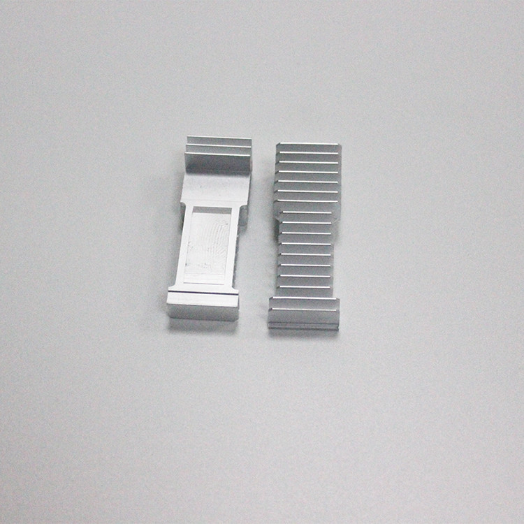 Industrial Silver Aluminum Extrusion Heat Sink Hard Anodizing
