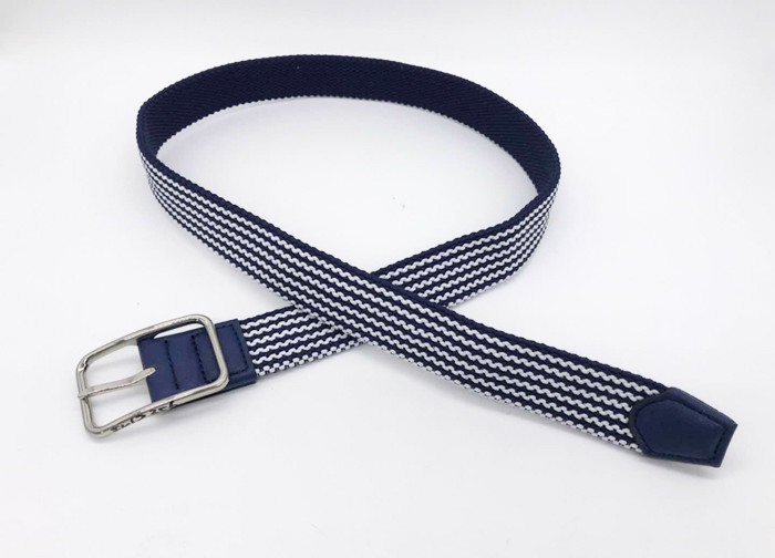 Zinc Alloy Buckle Polyester Webbing Belt 3.5cm Width 100 - 140cm Length