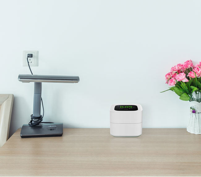 IoT Smart WiFi Air Quality Sensor 3.5W PM2.5 ROHS With LCD Display