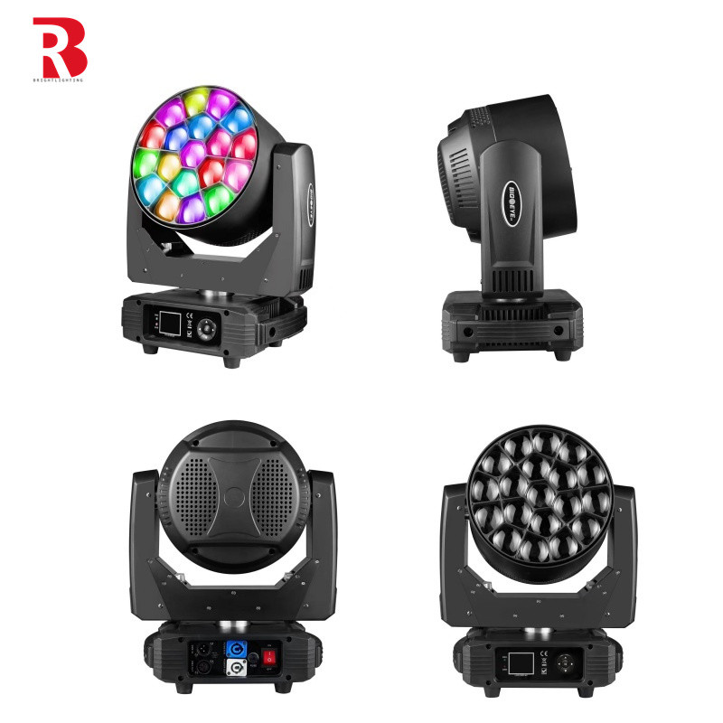 19x15W Moving Head Stage Light Dynamic Lighting Effects For Concerts