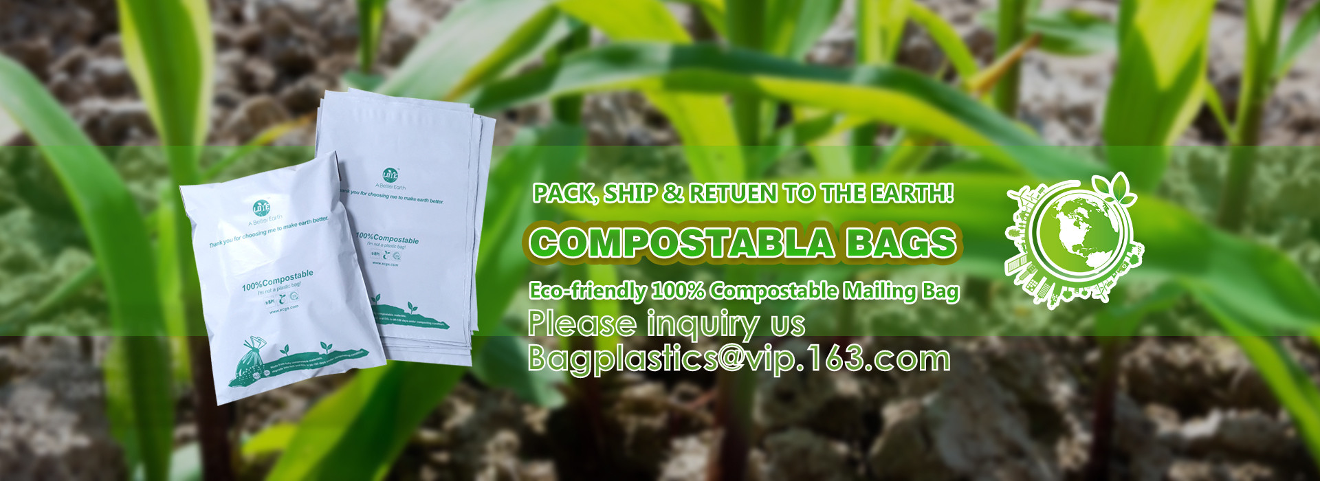 Recyclable Express Packaging Bags, Bubble Mailers CompostableCourier, Self Adhesive Mailing Bags
