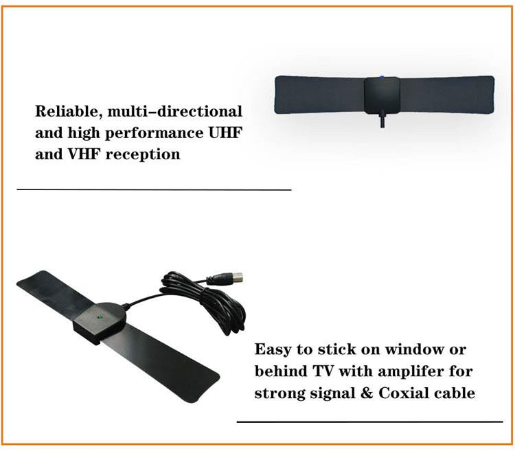 RoHS Windshield Mount Car Digital HDTV Antenna For DVD Radio Booster Amplifier