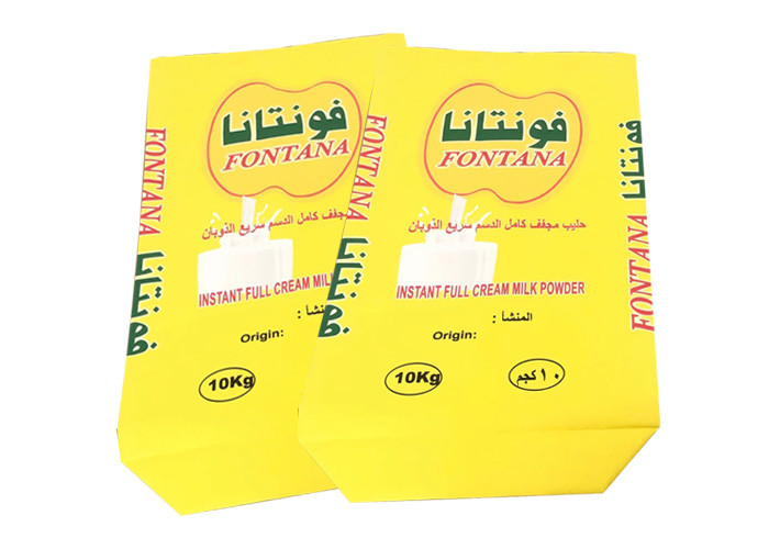 GMP Standard Food Grade Industrial Paper Bags For Milk Powder