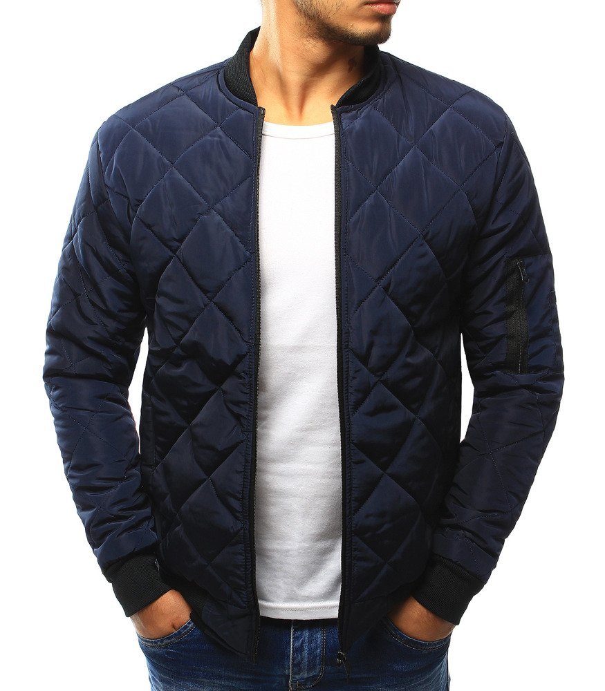 Thicker Quilted Lining Warm Waterproof Winter Jacket For Men V Neck Design