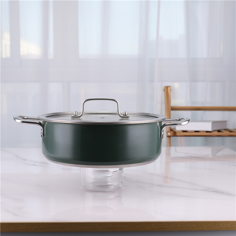 Home Kitchen Stainless Steel Cookware Set 3pcs With Lid