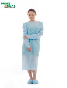 China Non Stimulating Disposable Medical Nonwoven Isolation Gown on sale