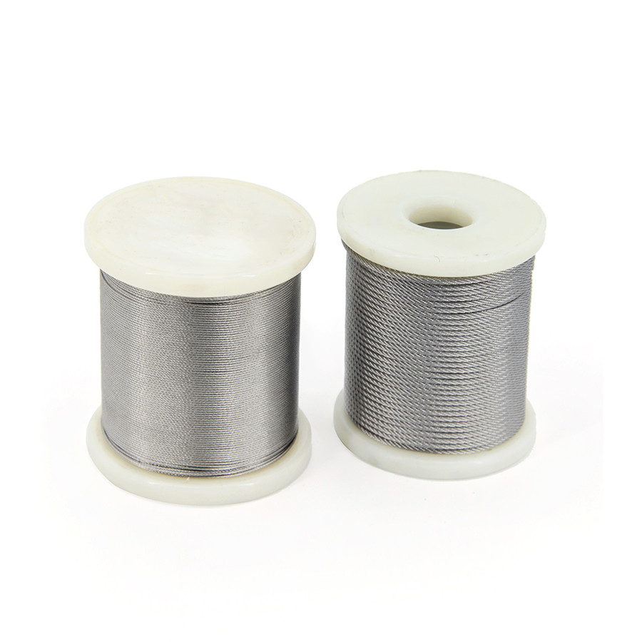 8*19W+IWR 8mm - 32mm Ss Wire Rope Silver For Sluice Gate Smooth Operation