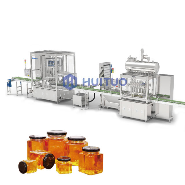 Automatic Rotary Glass Bottle Syrup Honey Twist Off Servo Capping Machine Capper