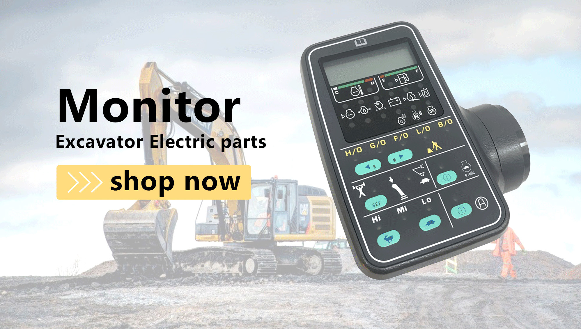 VOE14390065 14390065 Monitor Display Panel for EC210 EC240 EC290 Excavator Monitor
