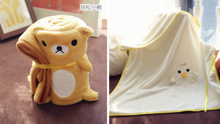 Lovely Animal Print Throw Blanket / Flannel Blanket Cartoon Characters Wearable