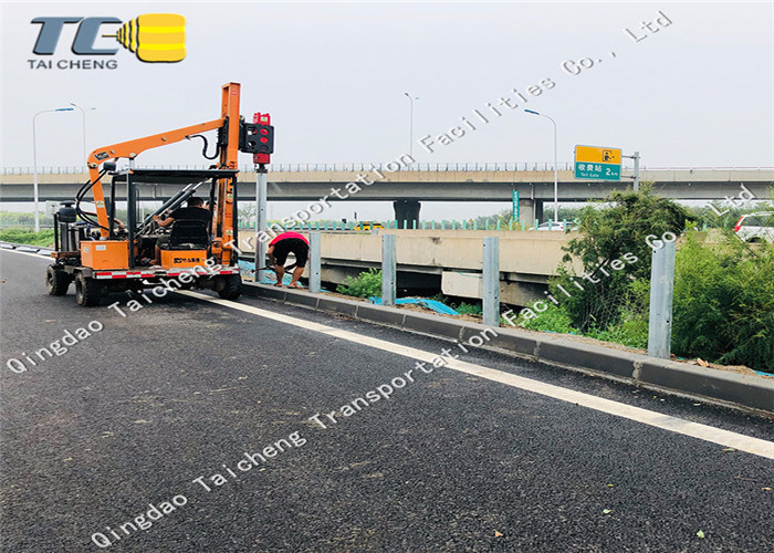 Highway Q235 Q345 Roller Barrier System With EVA Polyurethane barrel