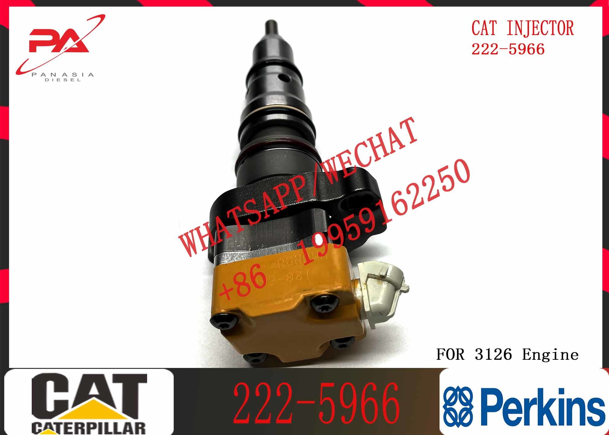 Common Rail Diesel Fuel Injector Assembly 222-5966 1OR-9239 232-1168 173-9268 162-9610 232-1183 111-7916