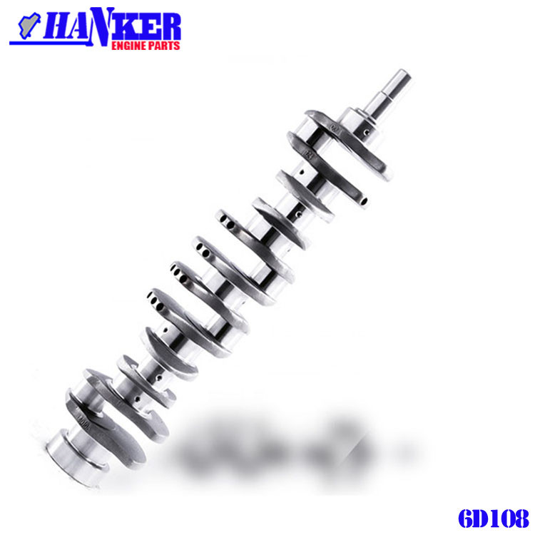Ductile Casting Iron QT800-3 Diesel Engine Crankshaft 6D108 6222-31-1101