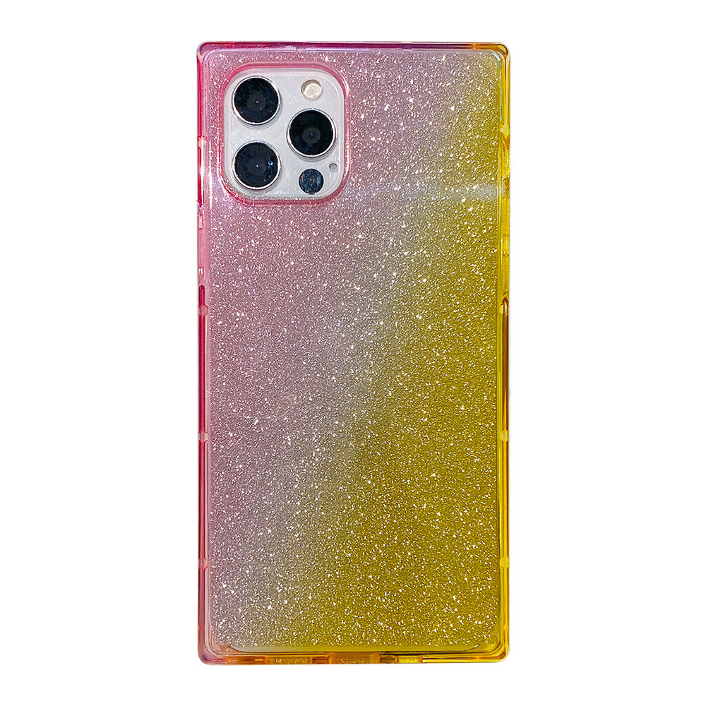 Gradient Color Shockproof Phone Cases L Square Shape Anti Fall For Iphone 11