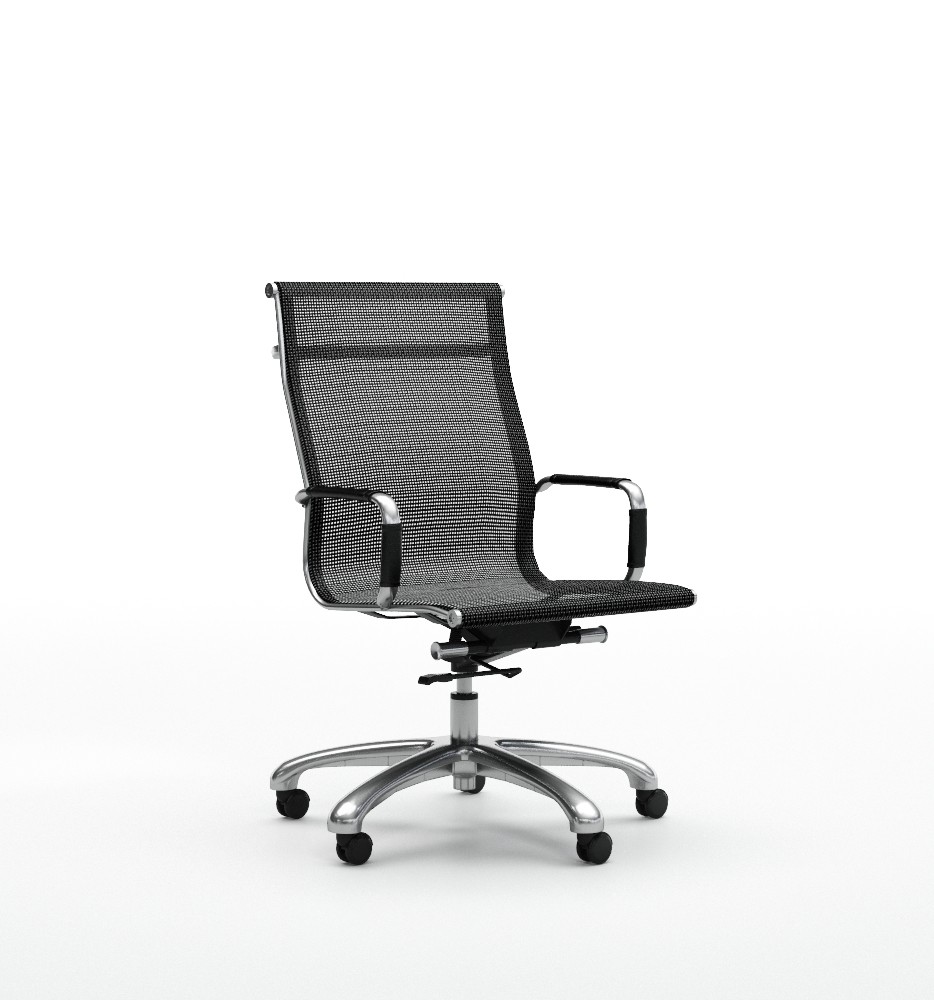 Back Support Net Chair For Office , Conjoined Armrest Mesh Seat Chair DIOUS