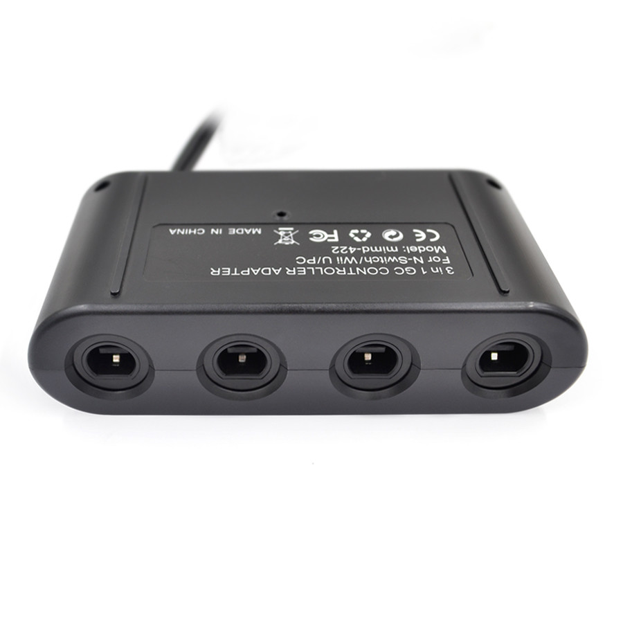 New High Quality 3in1 4 Ports USB Gamecube NGC Controller Adapter For Nintendo Switch/Wii U/PC