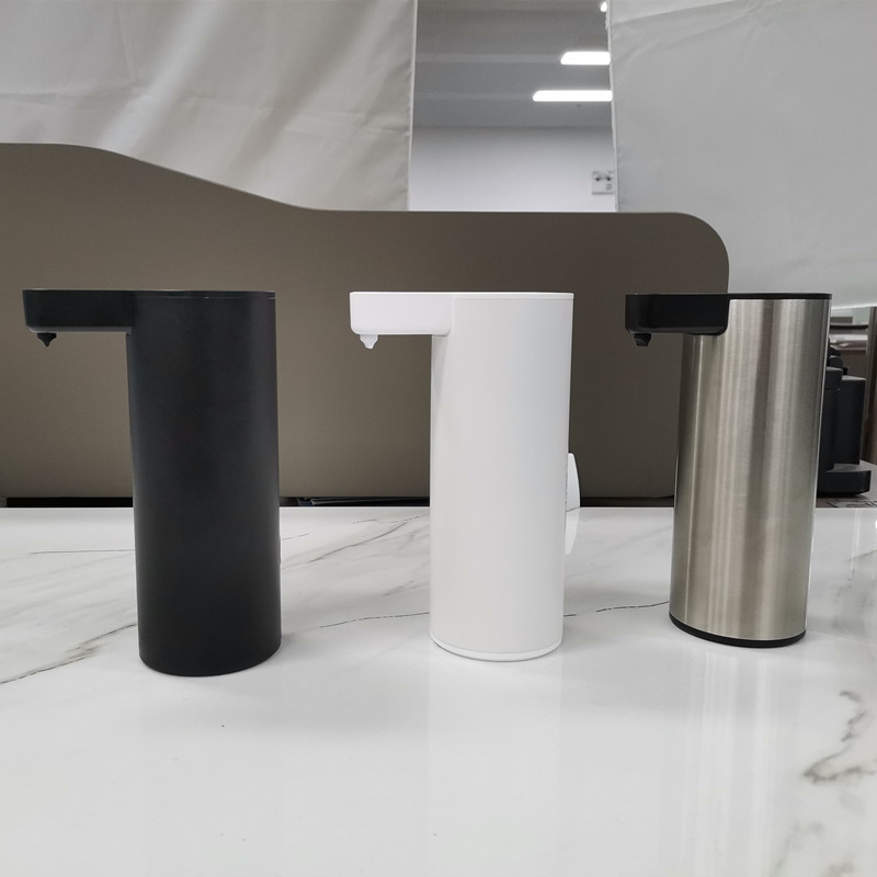 SS304 Rust - Proof Black Sensor Soap Pump Dispenser Battery Operated IPX5