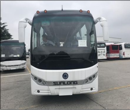 Manual Transmission 45 1 1 Tour Passenger RHD Coach Bus with L*W*H 11990*2450*3580mm