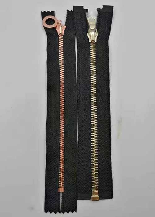 Y Style Metal Teeth Zipper With Auto Lock For Work - Wear / Closed Ended Metal Zips