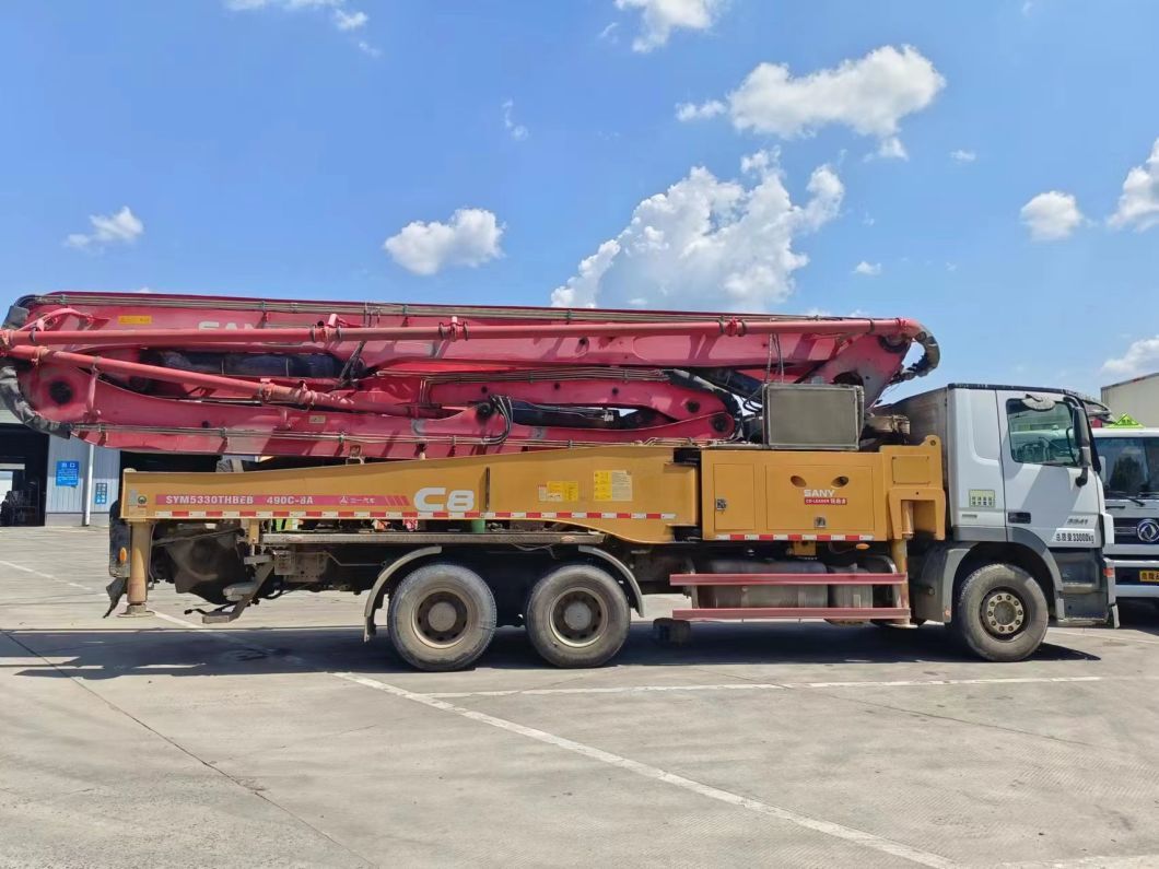 Sell 17 - Year - Old Sy Benz Truck on 49 - Meter Pump Truck