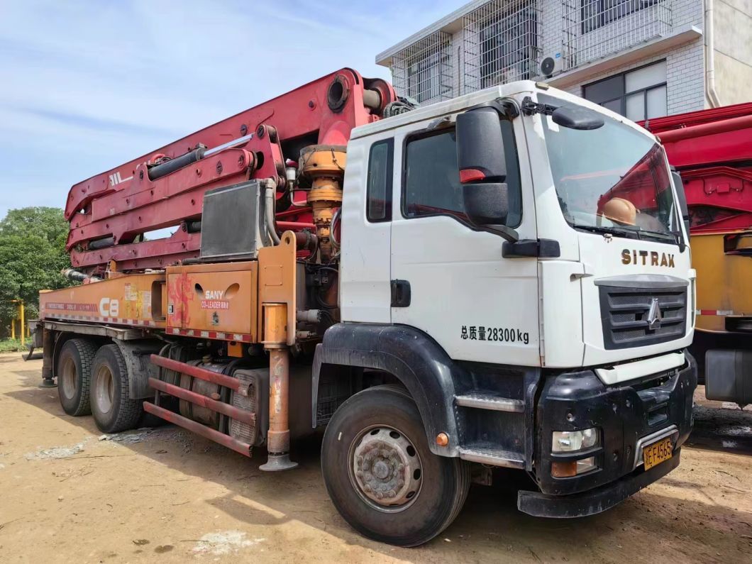 38m Concrete Pump Truck Heavy Equipment Concrete Boom Pump Truck Mounted Pump