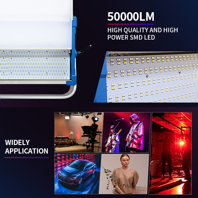 500W 95CRI RGB LED Film Lights support remote dmx control led rgb stage lighting photography lighting