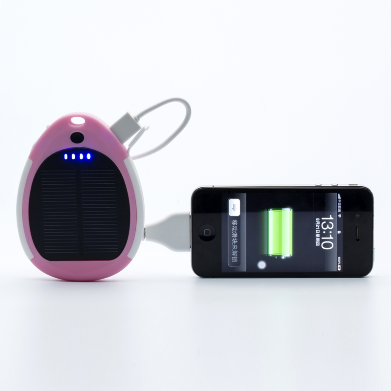 Hot waterproof solar power bank for iphone 5s